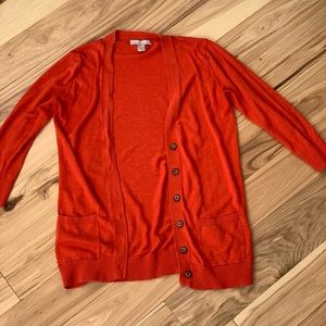 Banana Republic Burnt Orange Cardigan size S